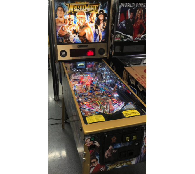 STERN WWE WRESTLEMANIA LE Limited Edition Pinball Game Machine for sale